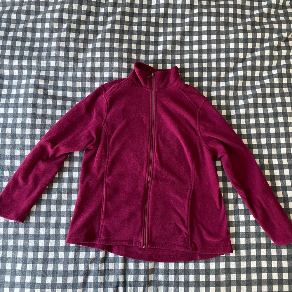 Full Zip Fleece Top